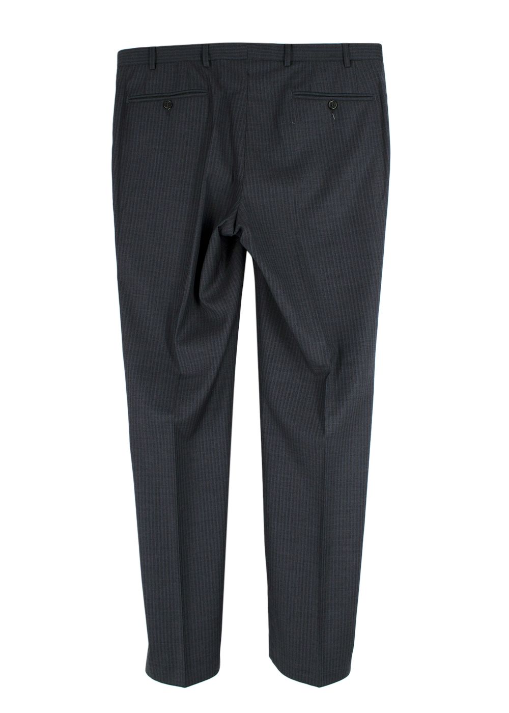 Canali Grey Pinstripe Single Breasted Suit Size M