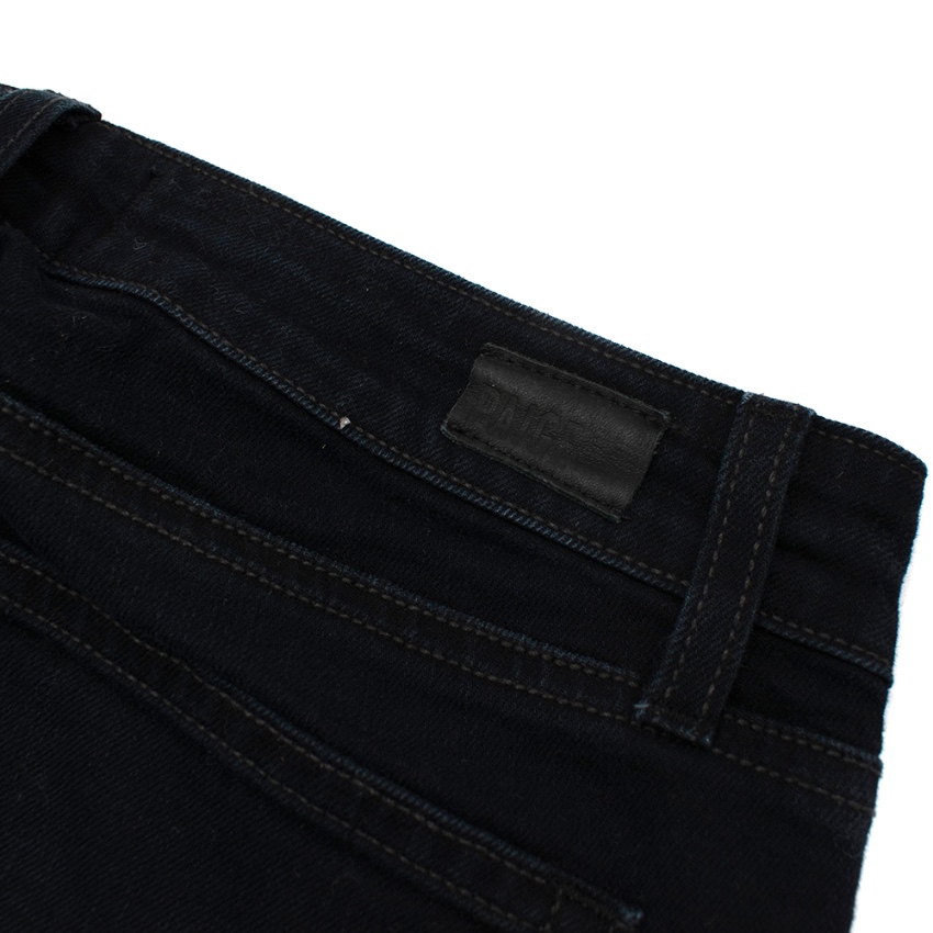 Preowned Paige Dark Blue Transcend Verdugo Ultra Skinny Jeans Size XS cotton