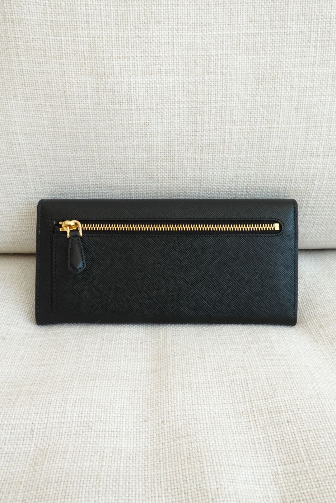 Prada Black Saffiano Leather Wallet