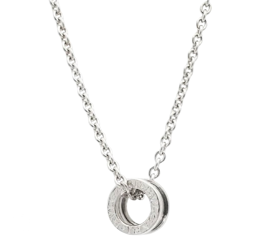 Preowned Bvlgari White Gold B-ZERO1 Necklace metal/k gold