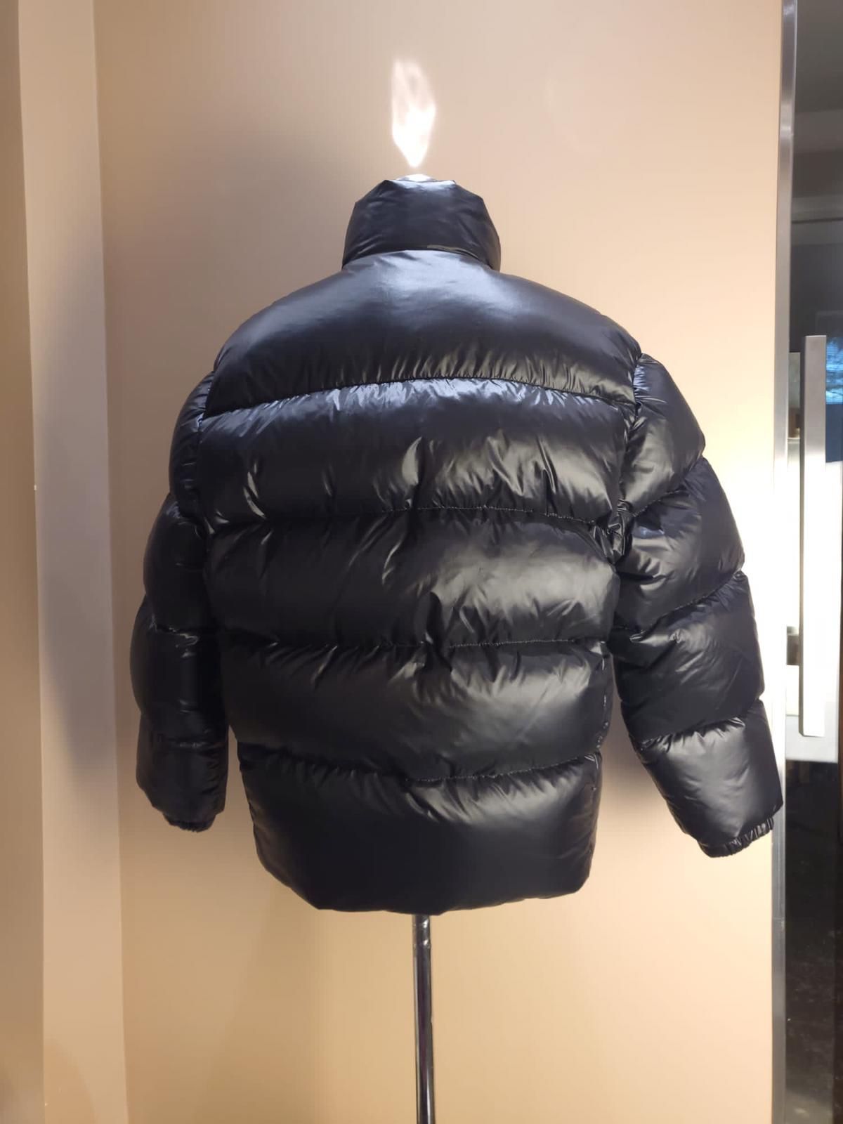 Preowned Prada Black Re-Nylon Puffer Coat Size S polyester