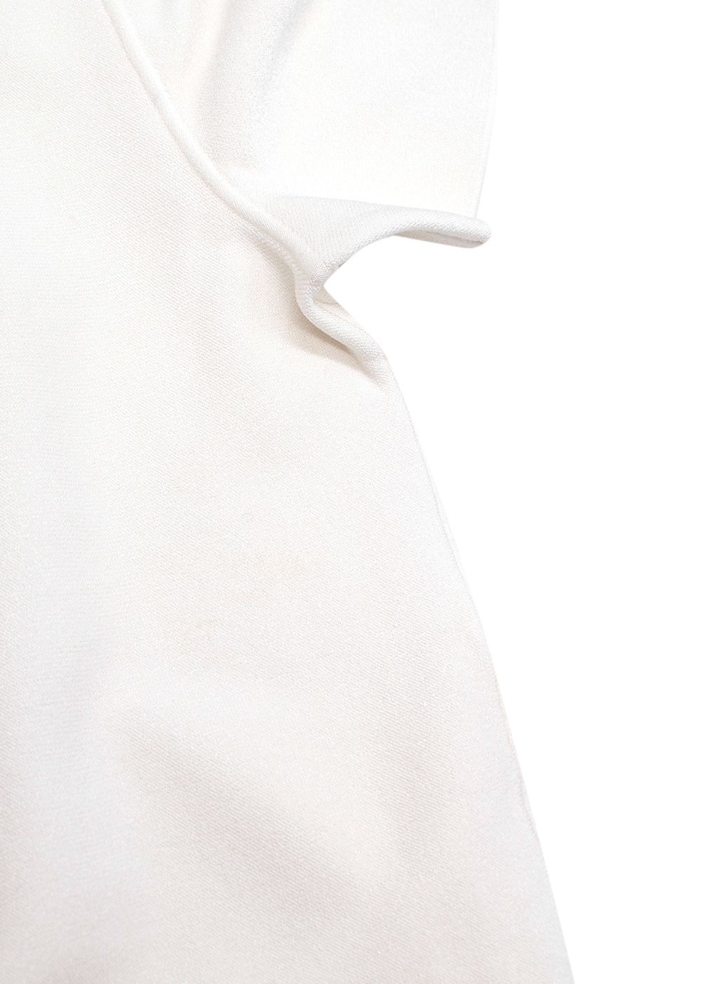 Giorgio Armani White Knit T-Shirt Size M viscose/polyester