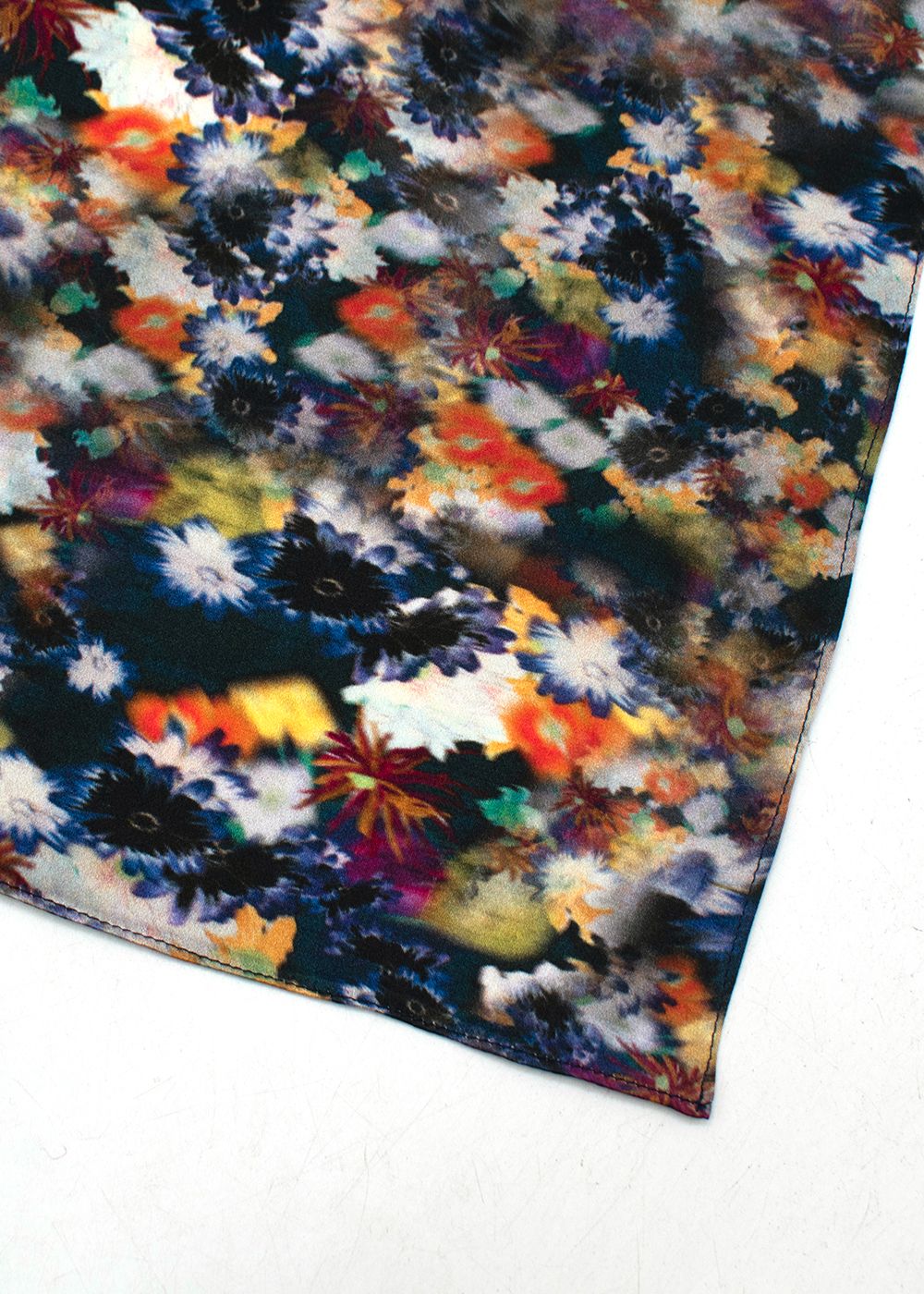 Erdem Floral Print Silk Scarf Multi