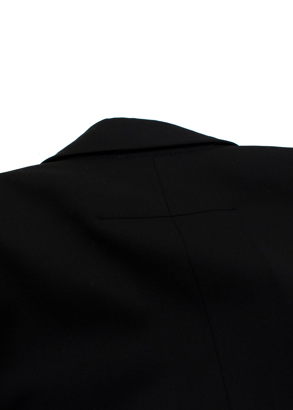 Givenchy Slim Fit Tailored Black Blazer Size S wool