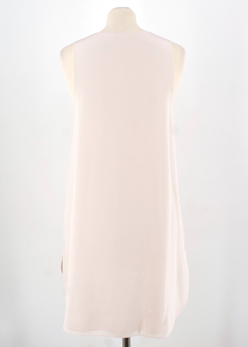 Preowned Chloe blush pink silk sleeveless tunic Size XXS