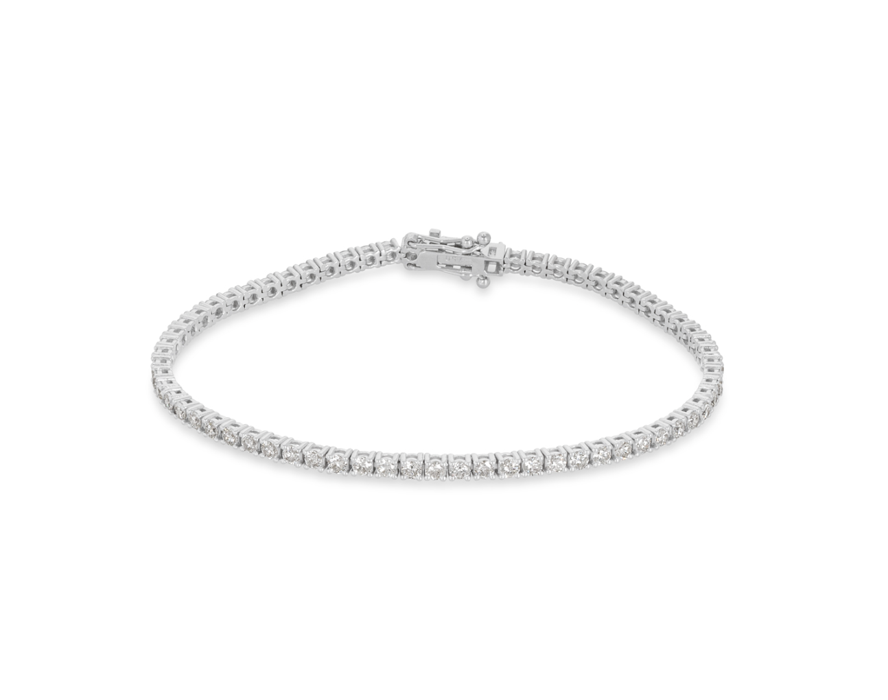 18kt White Gold Diamond Tennis Bracelet