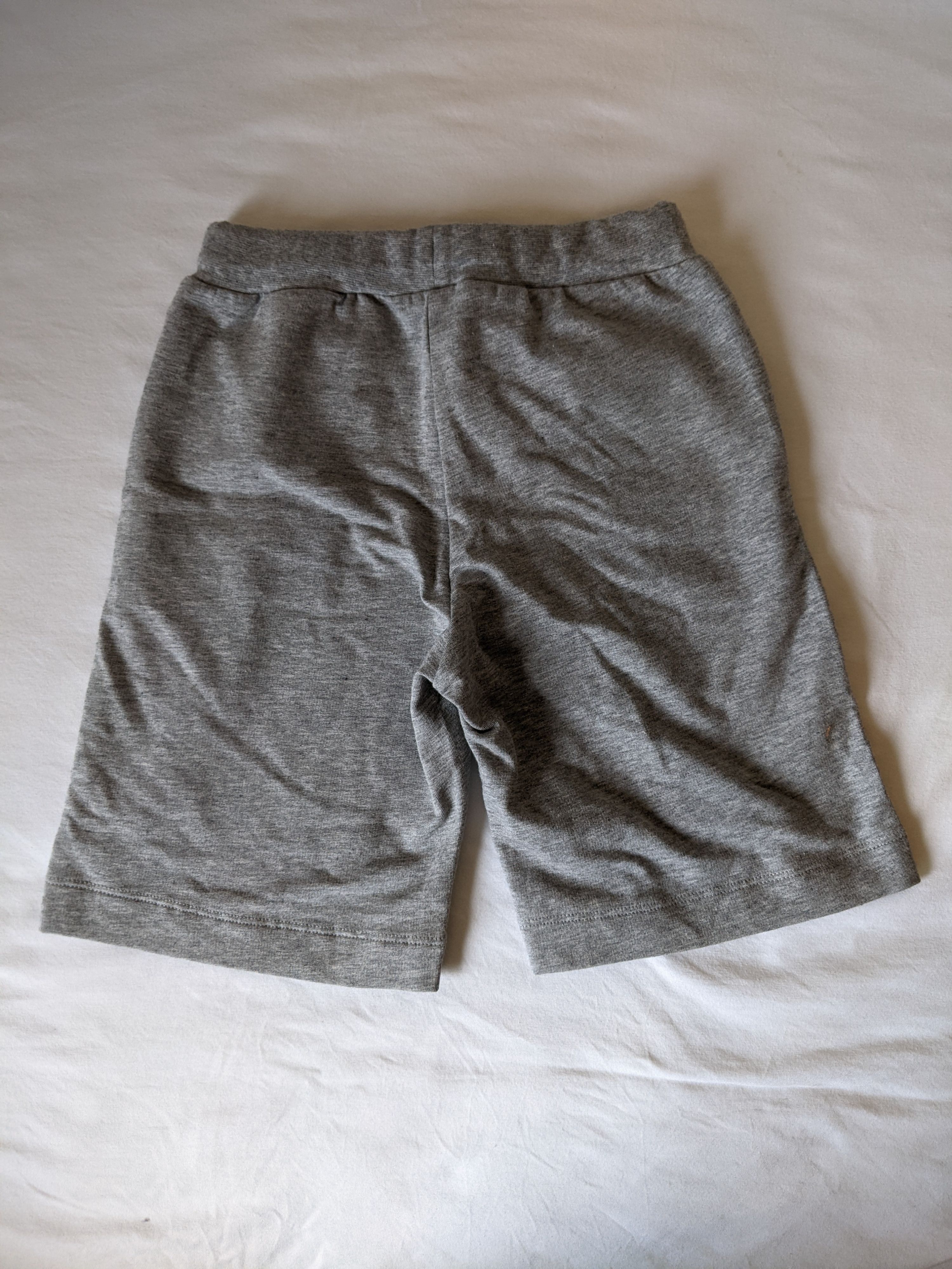 Boys Preowned Lanvin Grey marl cotton jersey hoodie  shorts Size 18-24 Months