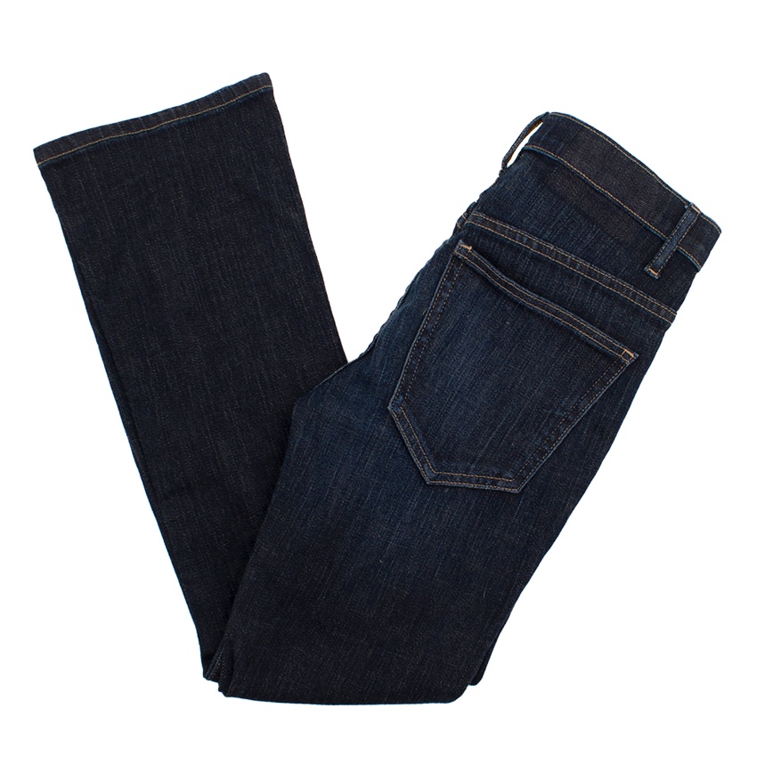 Preowned The Great dark denim washed straight jeans Size 26/66 Blue cotton