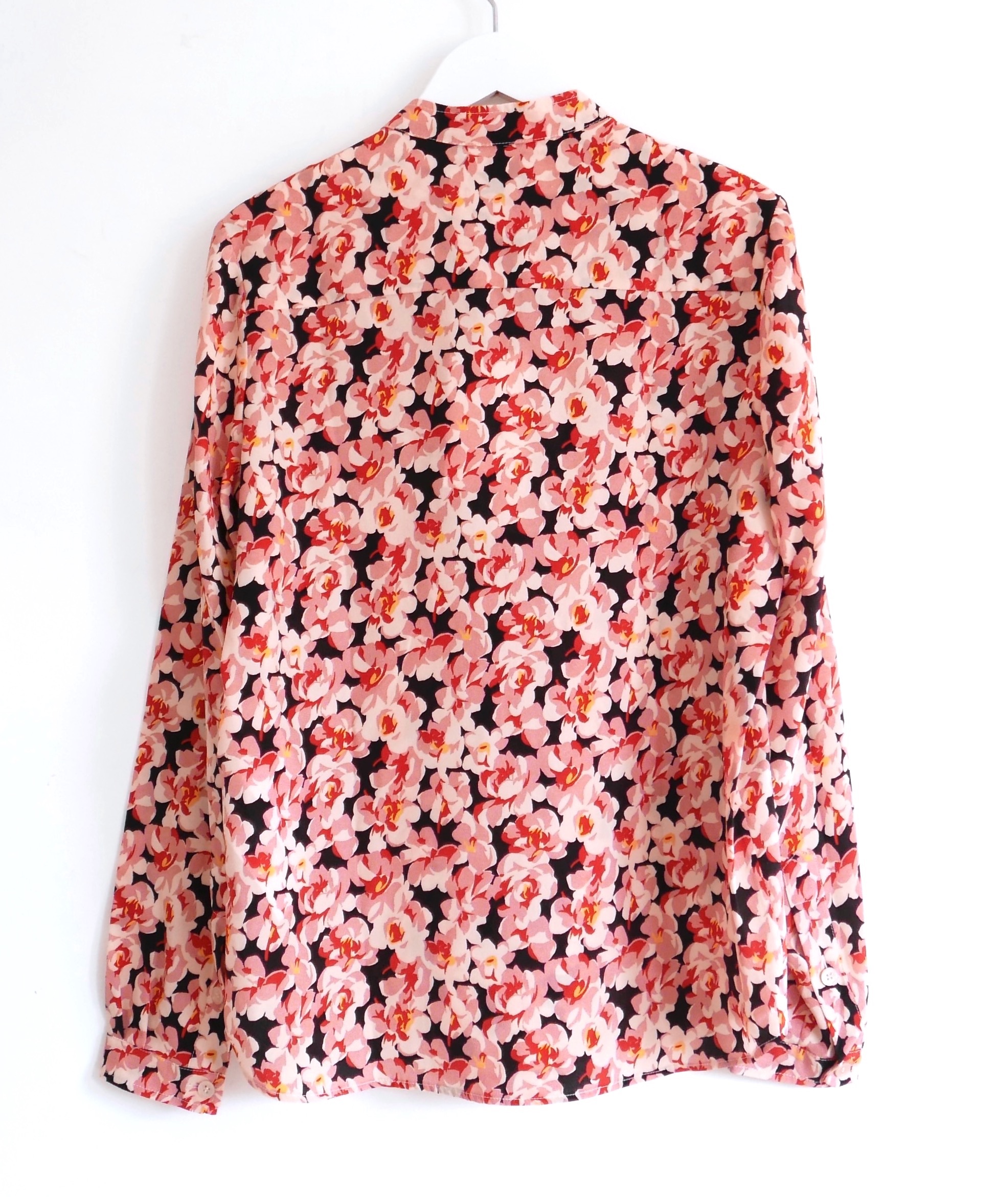 Stella McCartney Pink Floral Silk Blouse Size XS