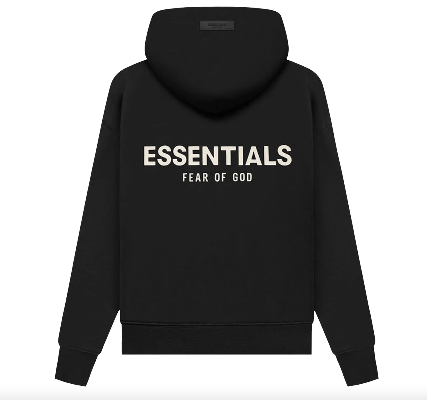 Boys Fear of God Essentials Kids Essentials Hoodie 'Stretch Limo' Size 8 Years Black cotton