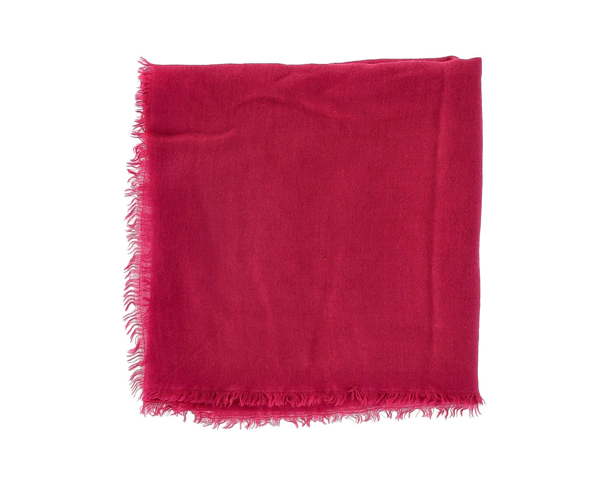 Preowned Gucci Pink Fringed Scarf cotton