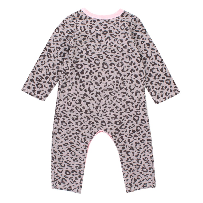 Boys Splendid Girls 12-18M Pink Leopard Print Baby Grow Size 12-18 Months Animal Print cotton