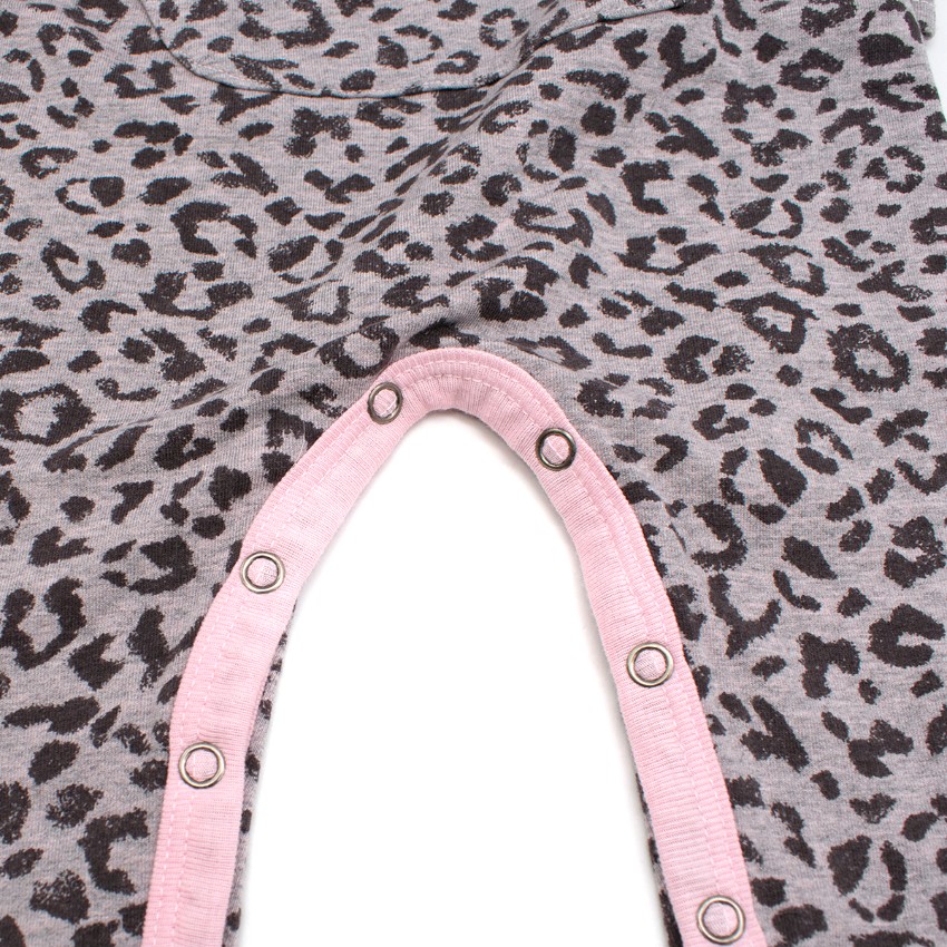 Boys Splendid Girls 12-18M Pink Leopard Print Baby Grow Size 12-18 Months Animal Print cotton