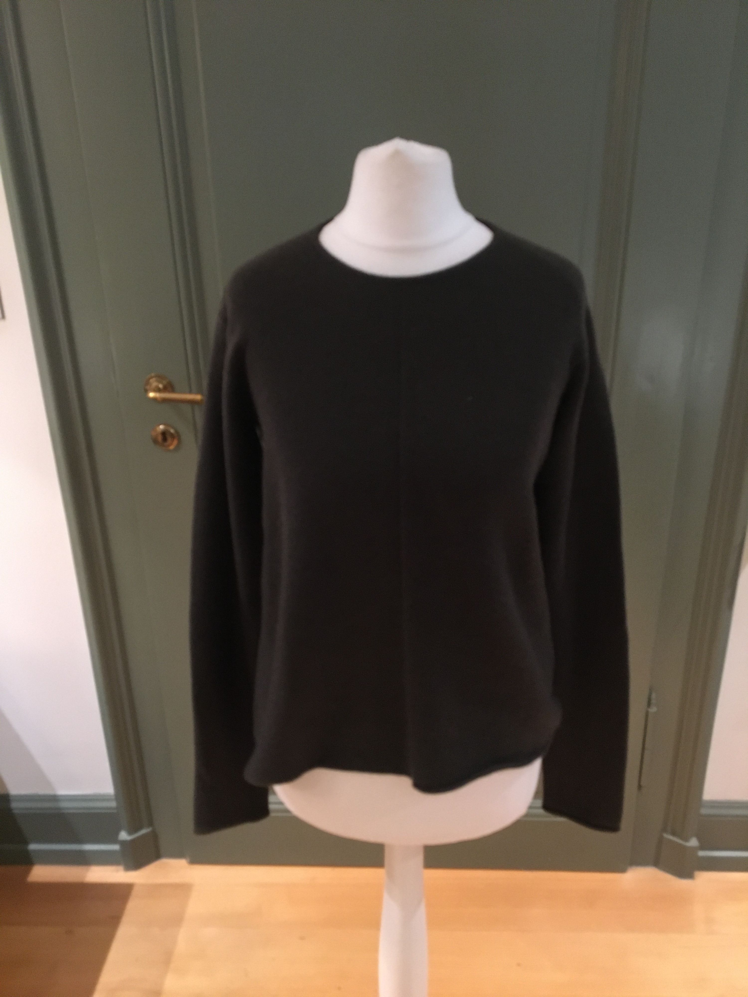 Preowned Hermes Chocolate Brown Cashmere Sweater Size S