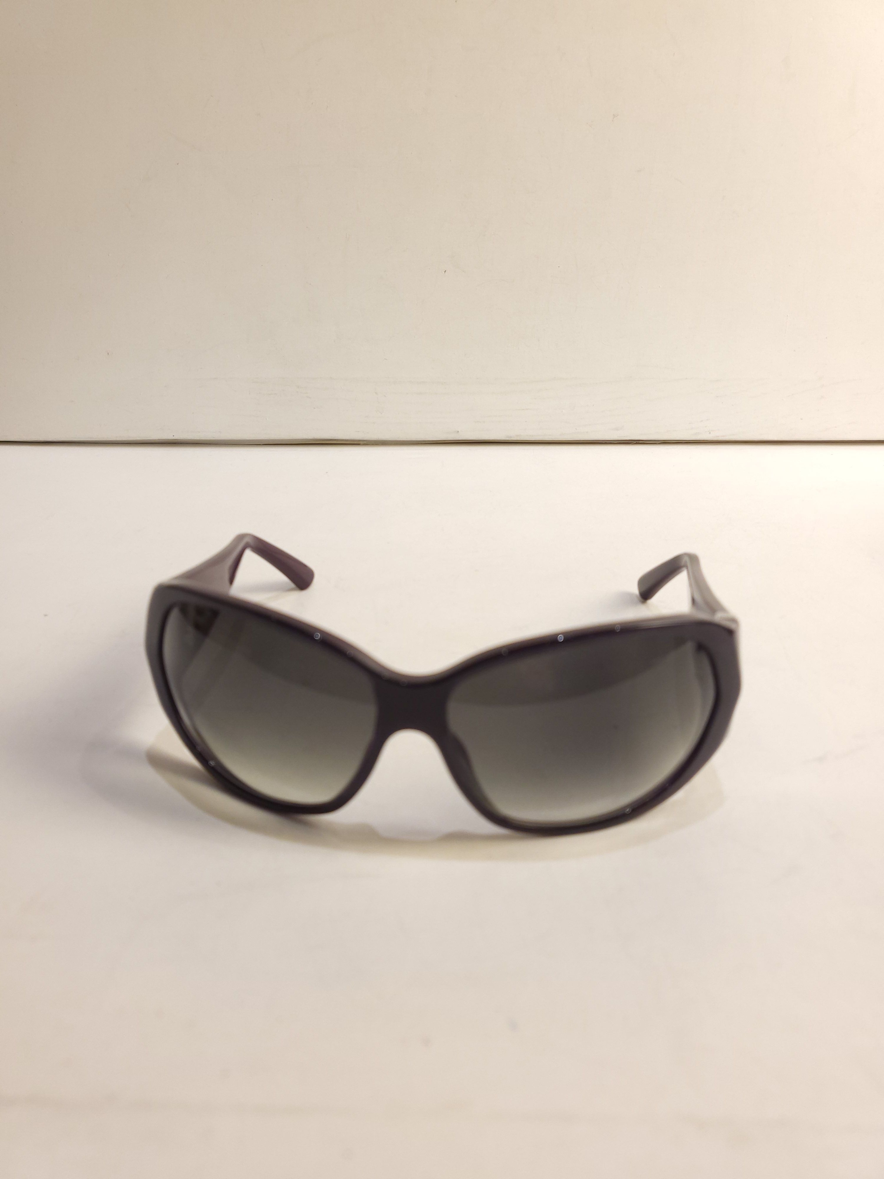 Preowned Cartier Purple Gradient Lens Shield Sunglasses acetate