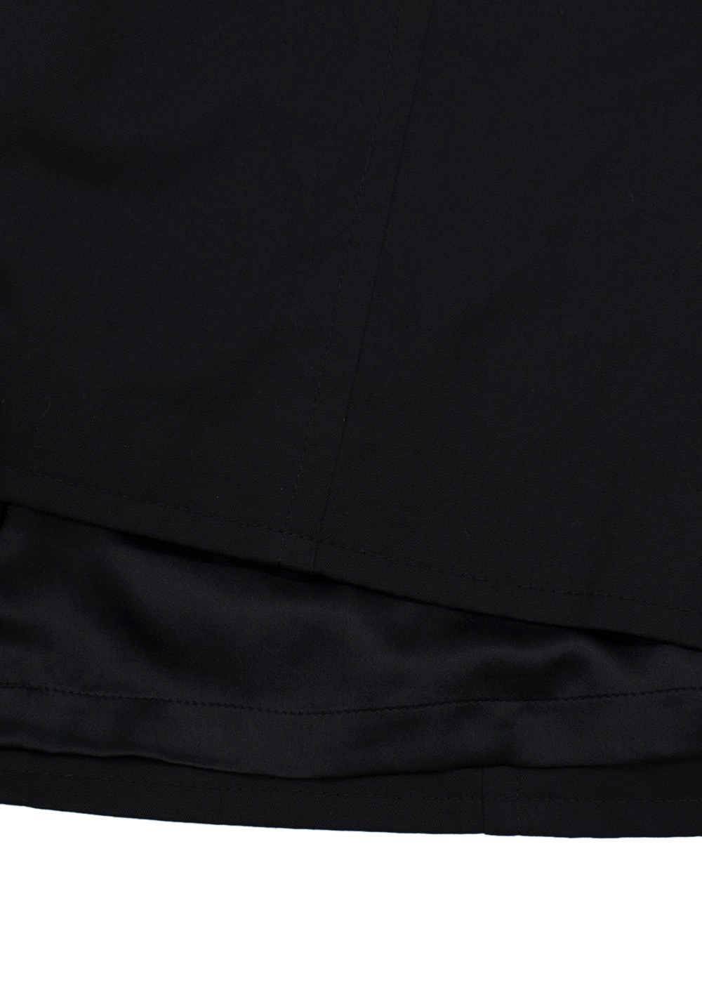 Valentino Couture Black Silk Blend Skirt Size S