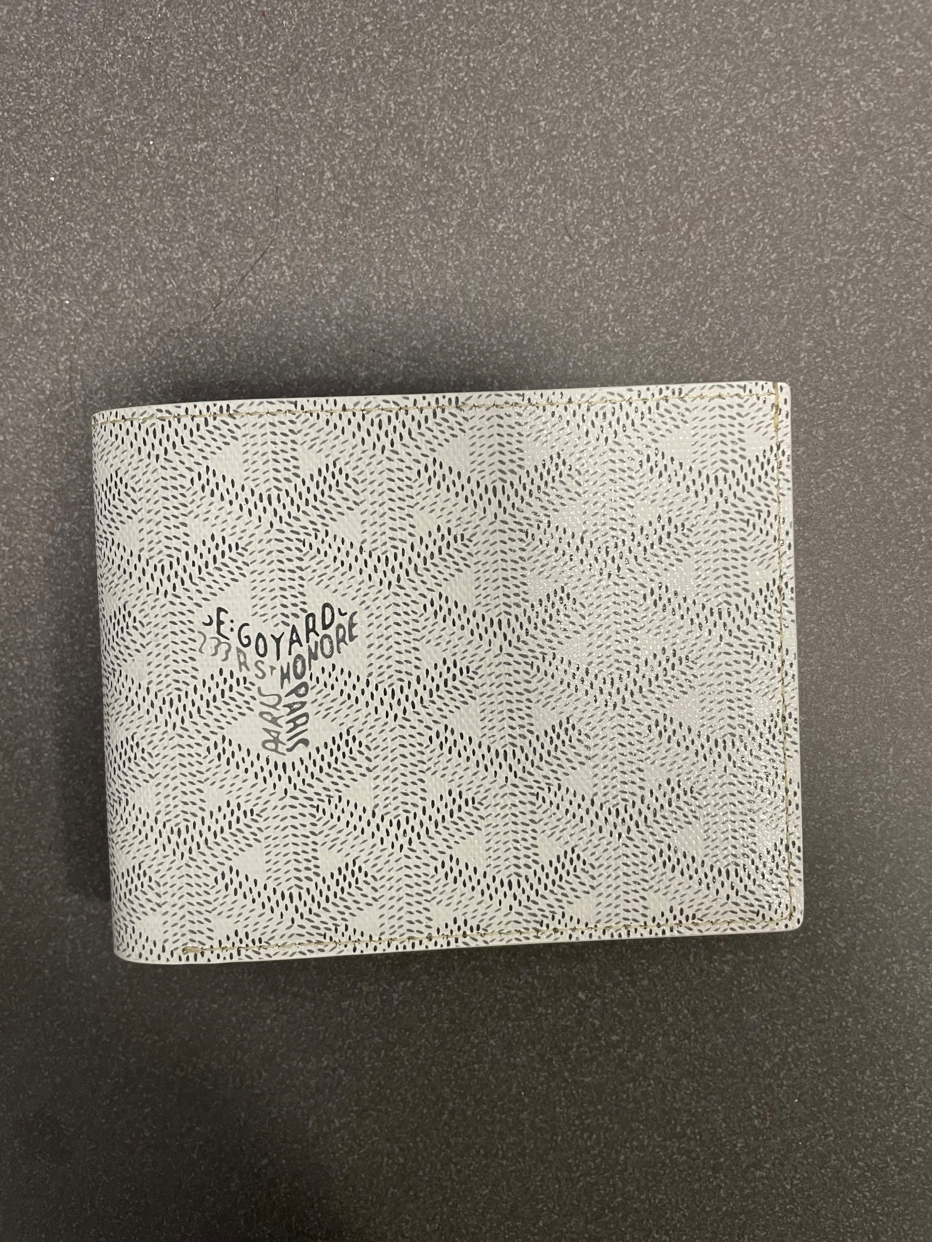 Men's Goyard White Victoire Wallet leather