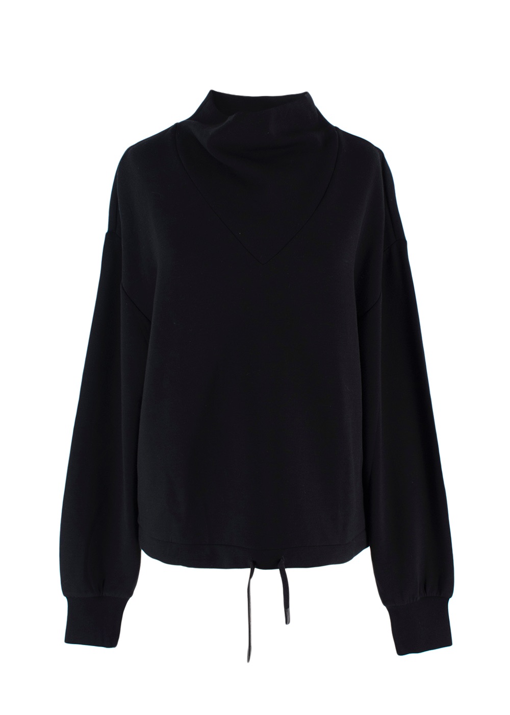 Varley Black Betsy Sweatshirt Size S viscose/polyester/elastane