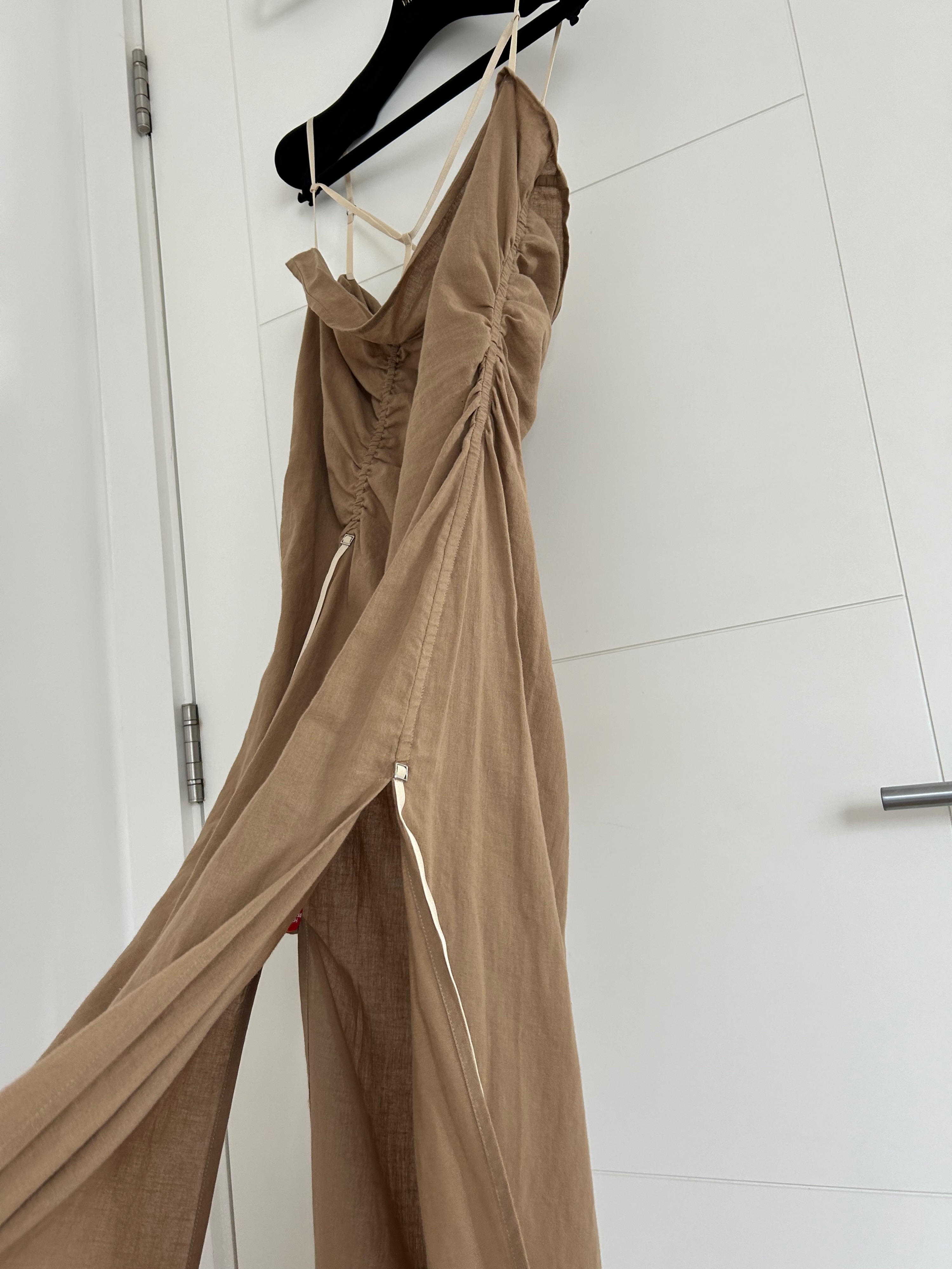 Jacquemus Brown Le Robe Gaua Maxi Dress Size L cotton