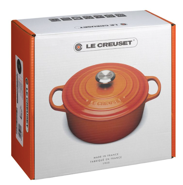 Men's Le Creuset Volcanique Flame enamelled cast iron