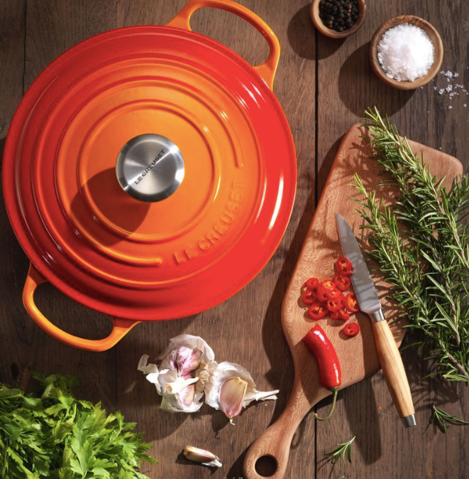 Men's Le Creuset Volcanique Flame enamelled cast iron