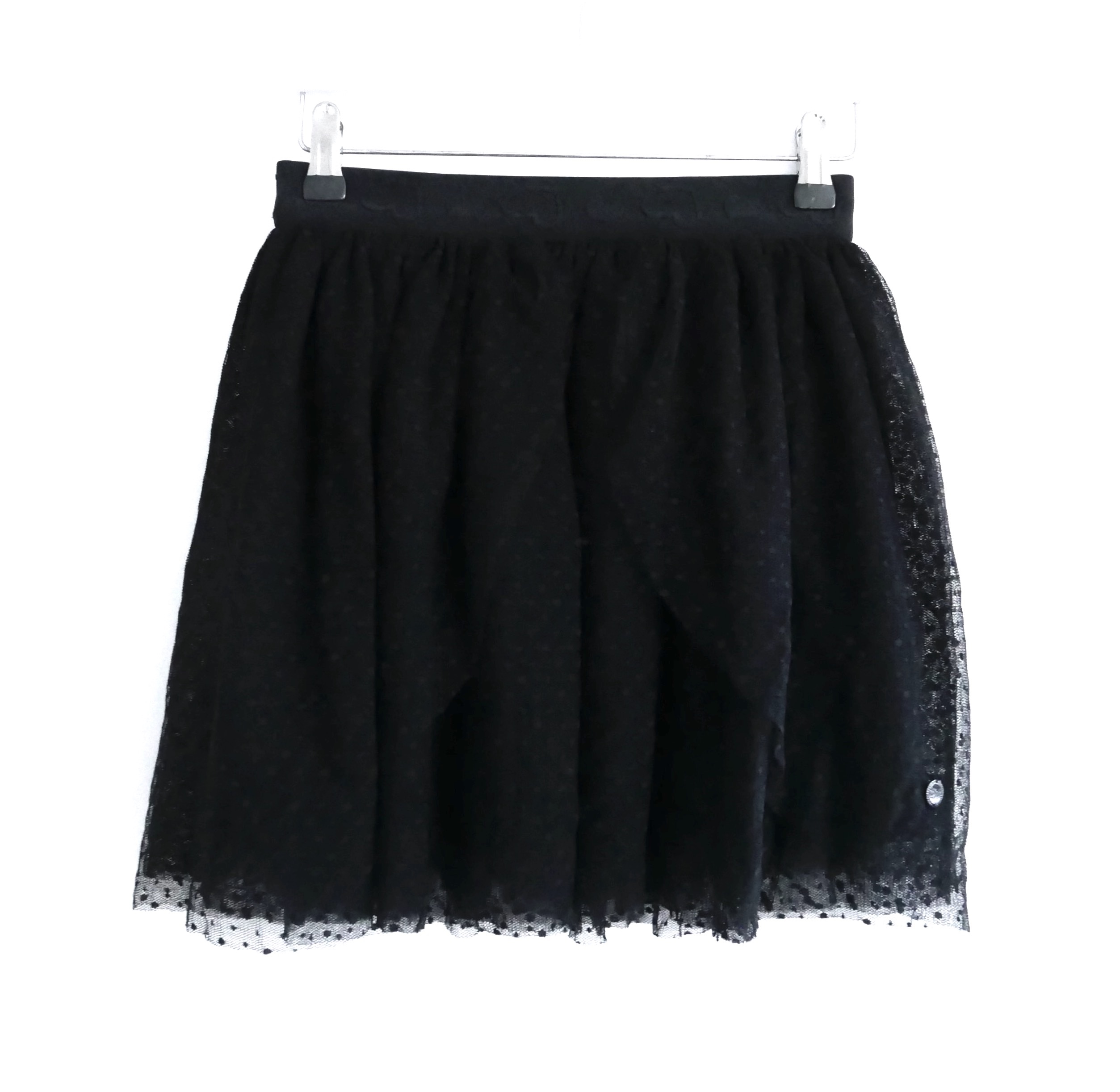 Boys Preowned Dior Kids 8Y Black Lace Skirt Size 8 Years polyamide