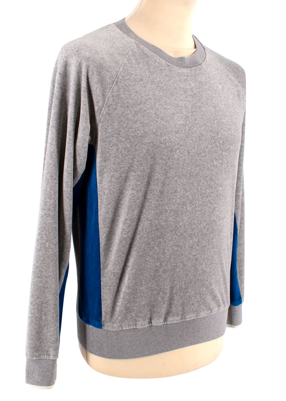 Men's Preowned 31 Phillip Lim Grey Velvet Jumper Size XS cotton