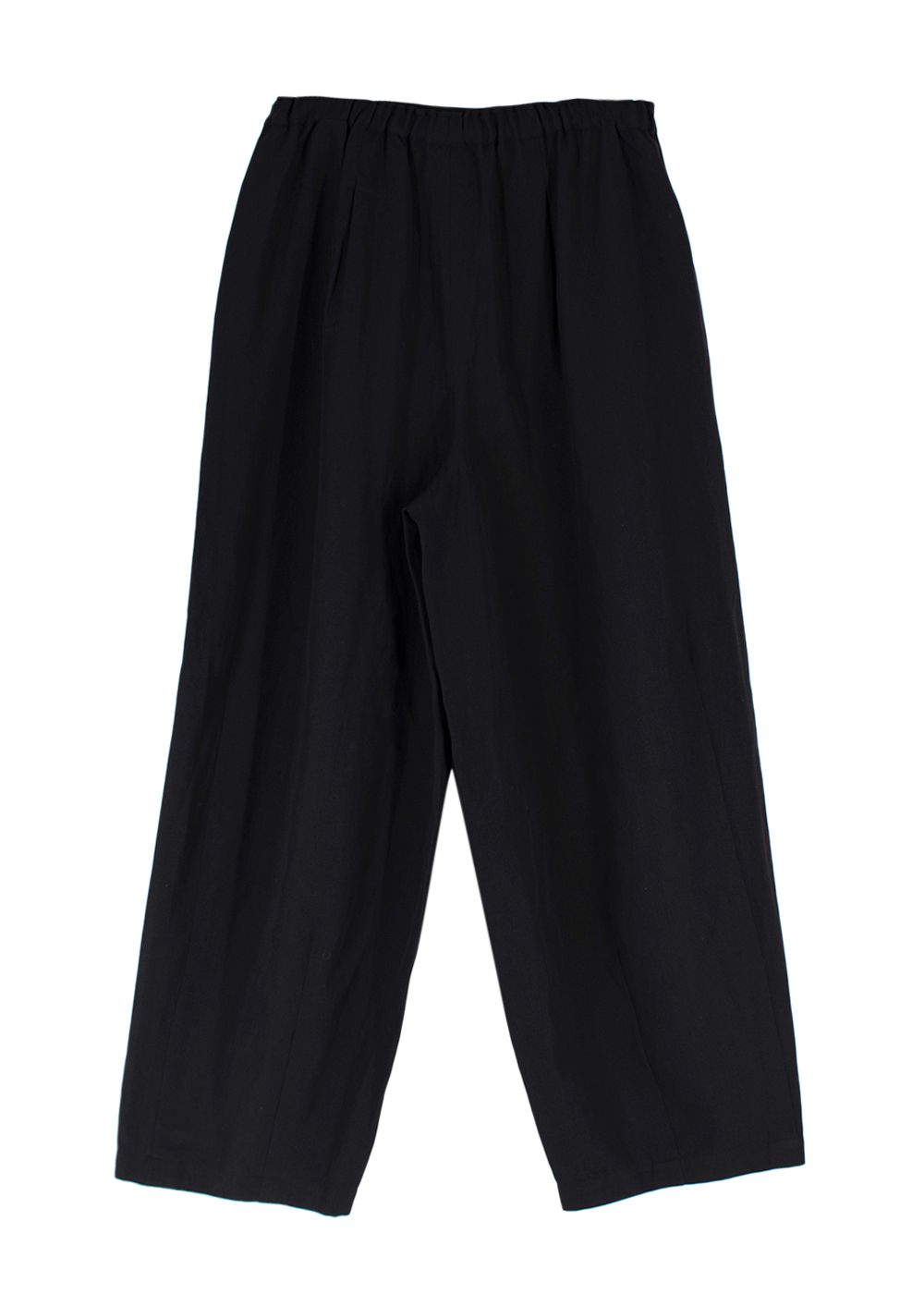 Shirin Guild Black Linen Trousers Size M