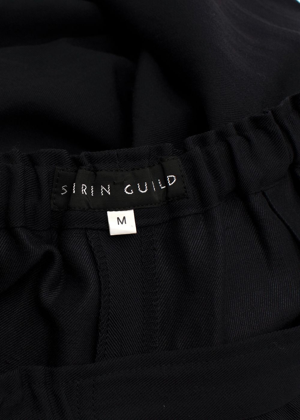 Shirin Guild Black Linen Trousers Size M