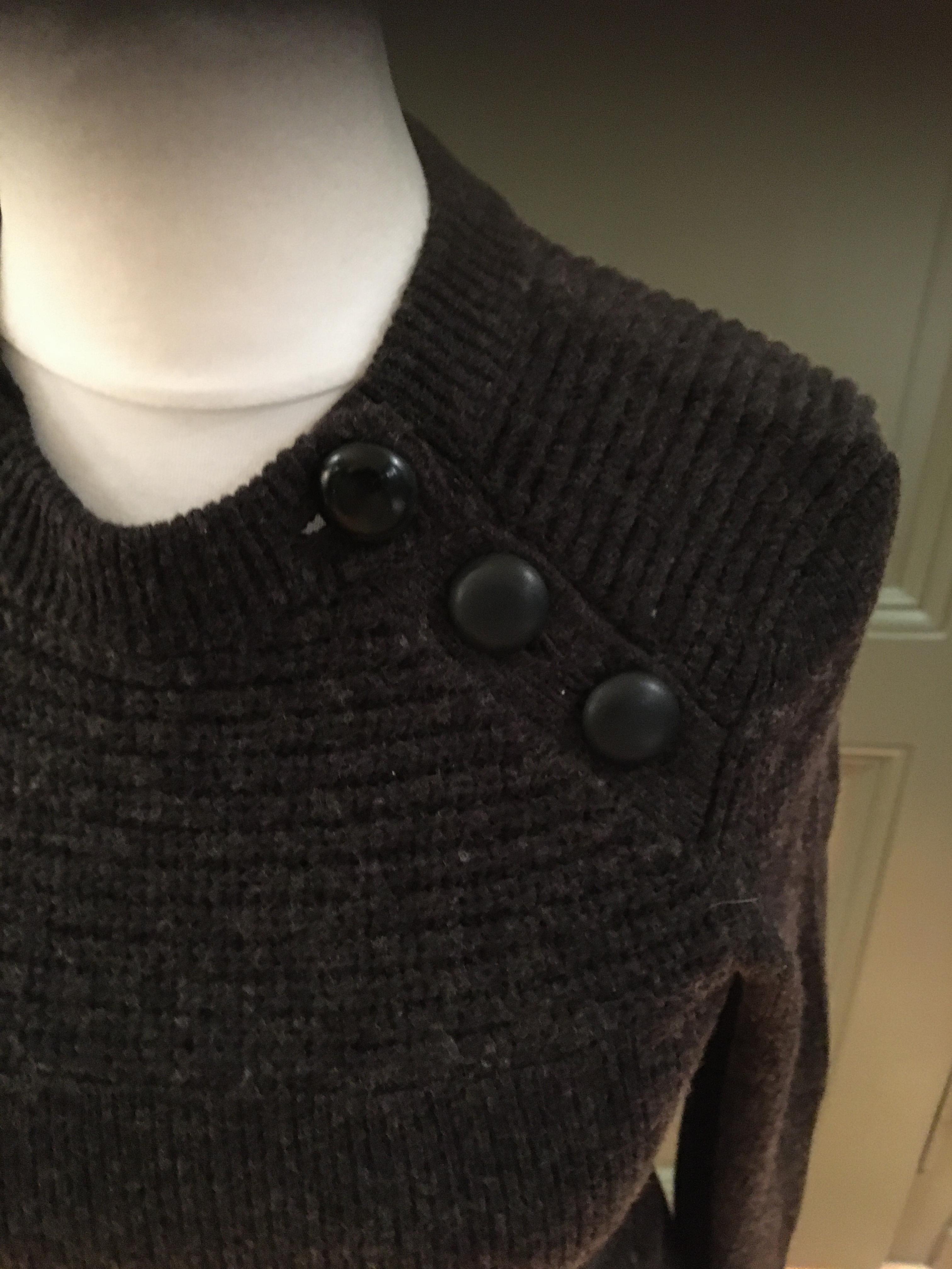 Isabel Marant Etoile dark grey knit jumper Size XS cotton