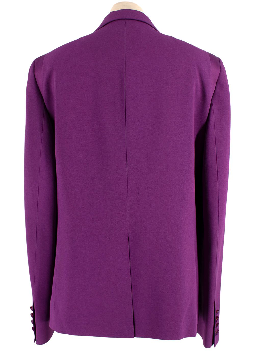 Roberto Cavalli Purple Single-breasted Blazer Size L viscose