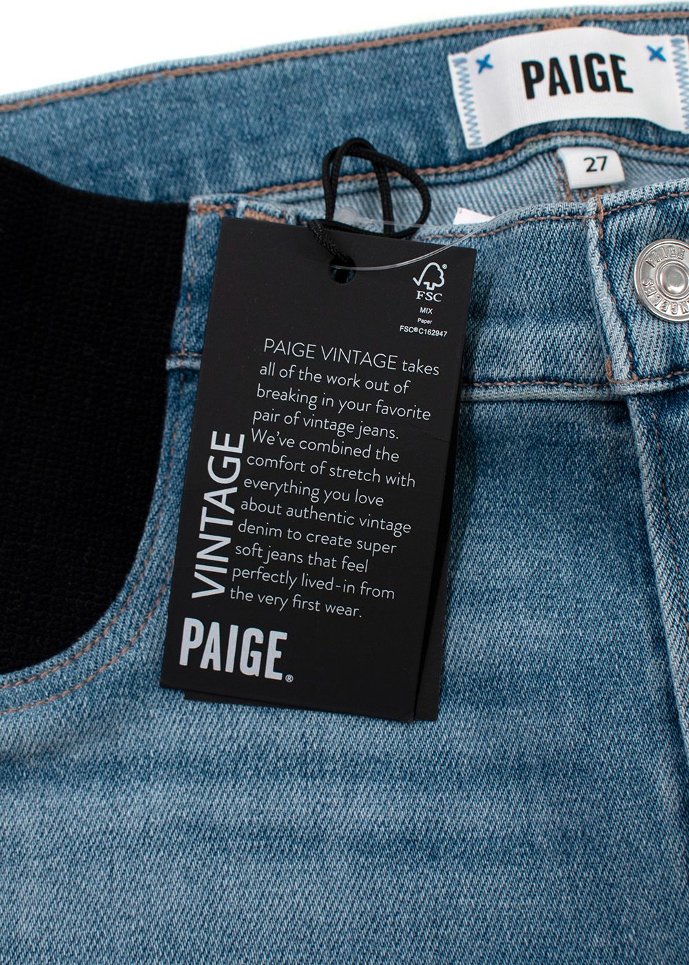 Paige 'Cindy' Maternity Denim Jeans Size S blue