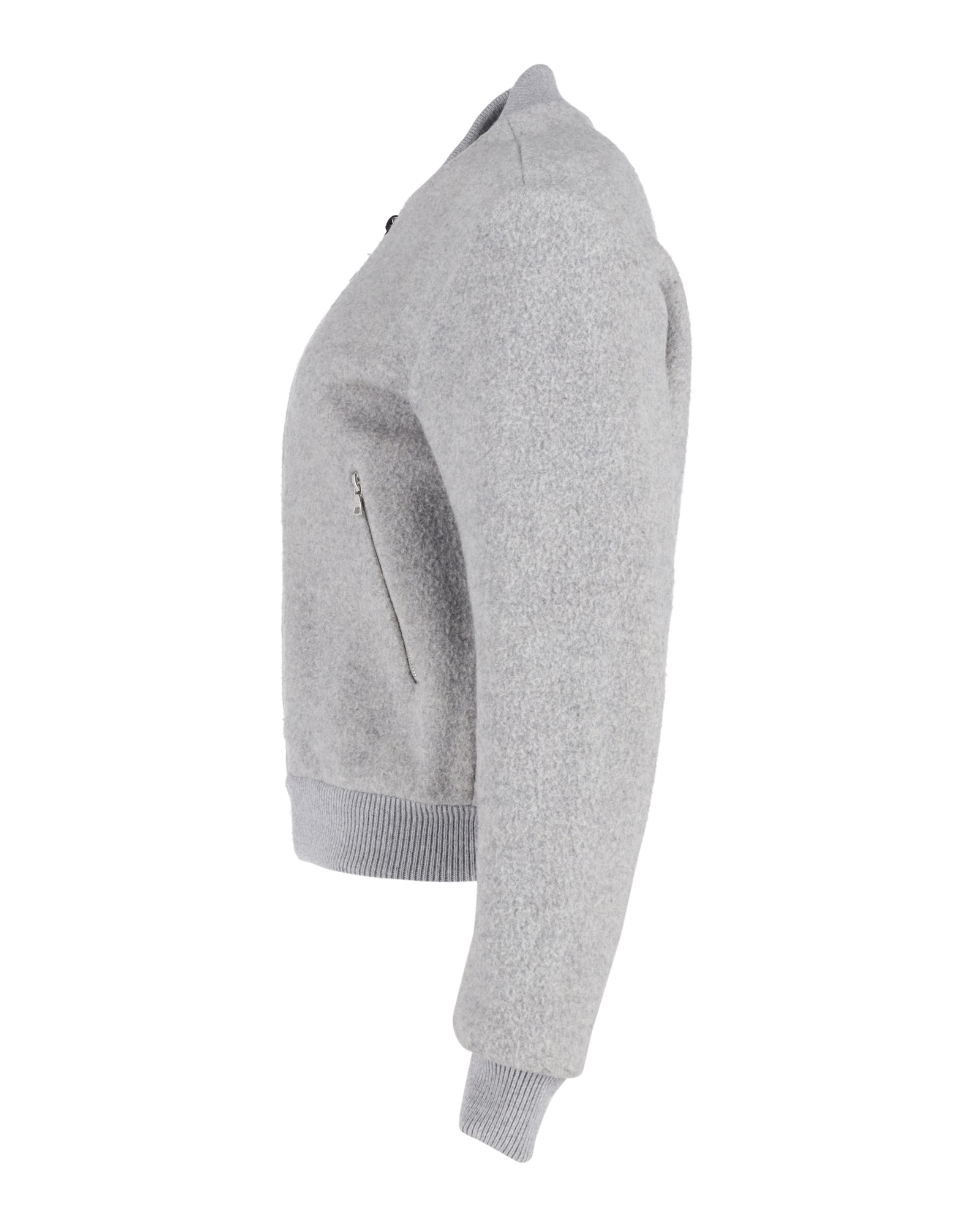 Preowned Acne Studios Grey Azura Bomber Jacket Size XXS grey | grey wool/hair