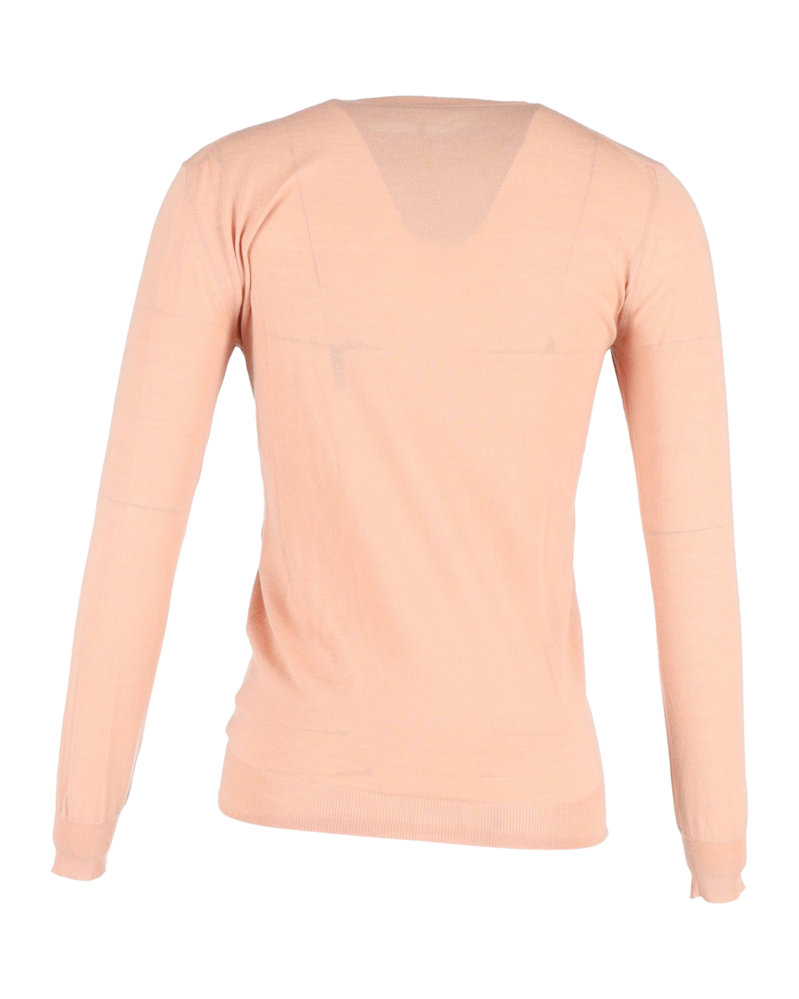 Preowned Loewe Peach Turtleneck Wool Jumper Size S pink wool/hair