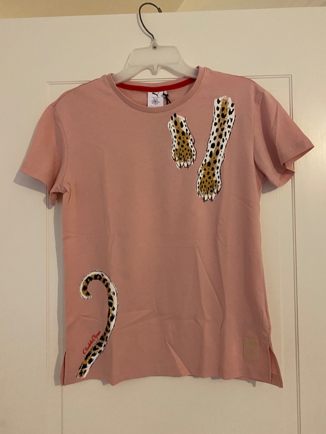 Charlotte Olympia x Puma Pink Cotton T-Shirt Size XS