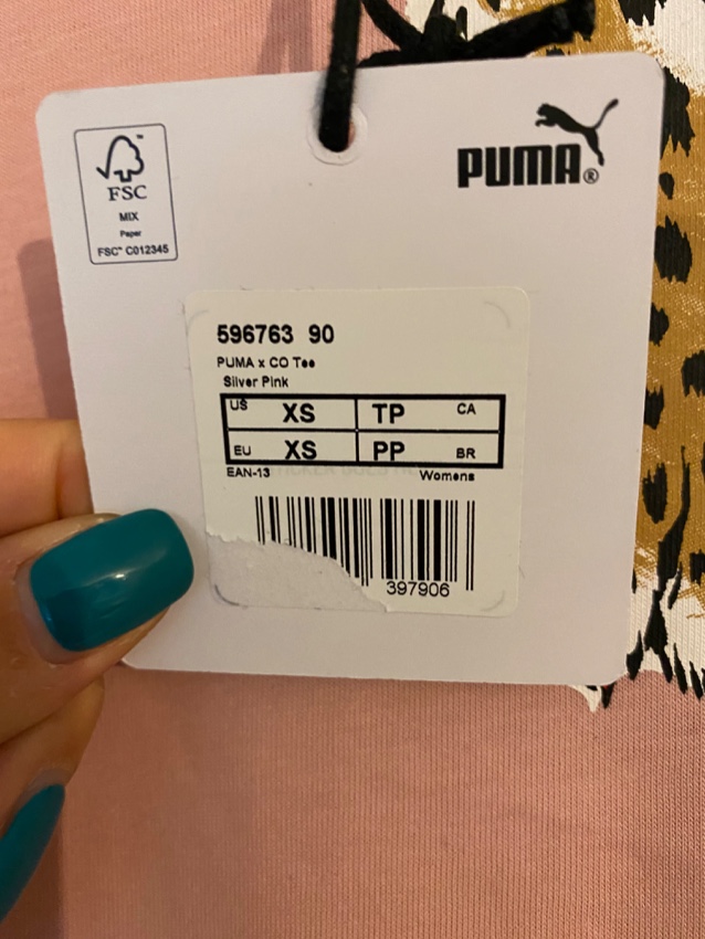 Charlotte Olympia x Puma Pink Cotton T-Shirt Size XS