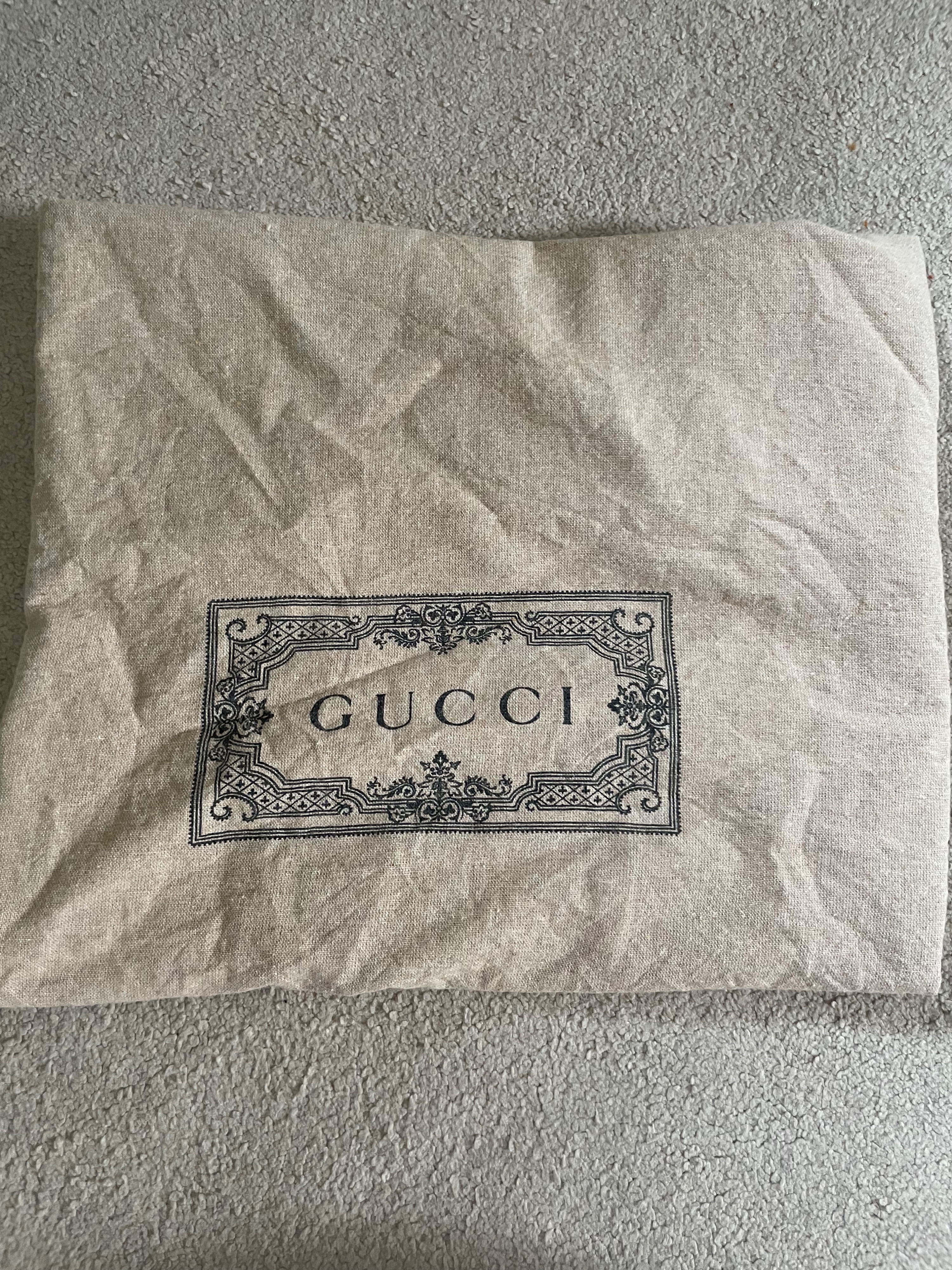 Preowned Gucci Black GG Monogram Canvas Changing Bag black/grey gg supreme canvas/nylon lining