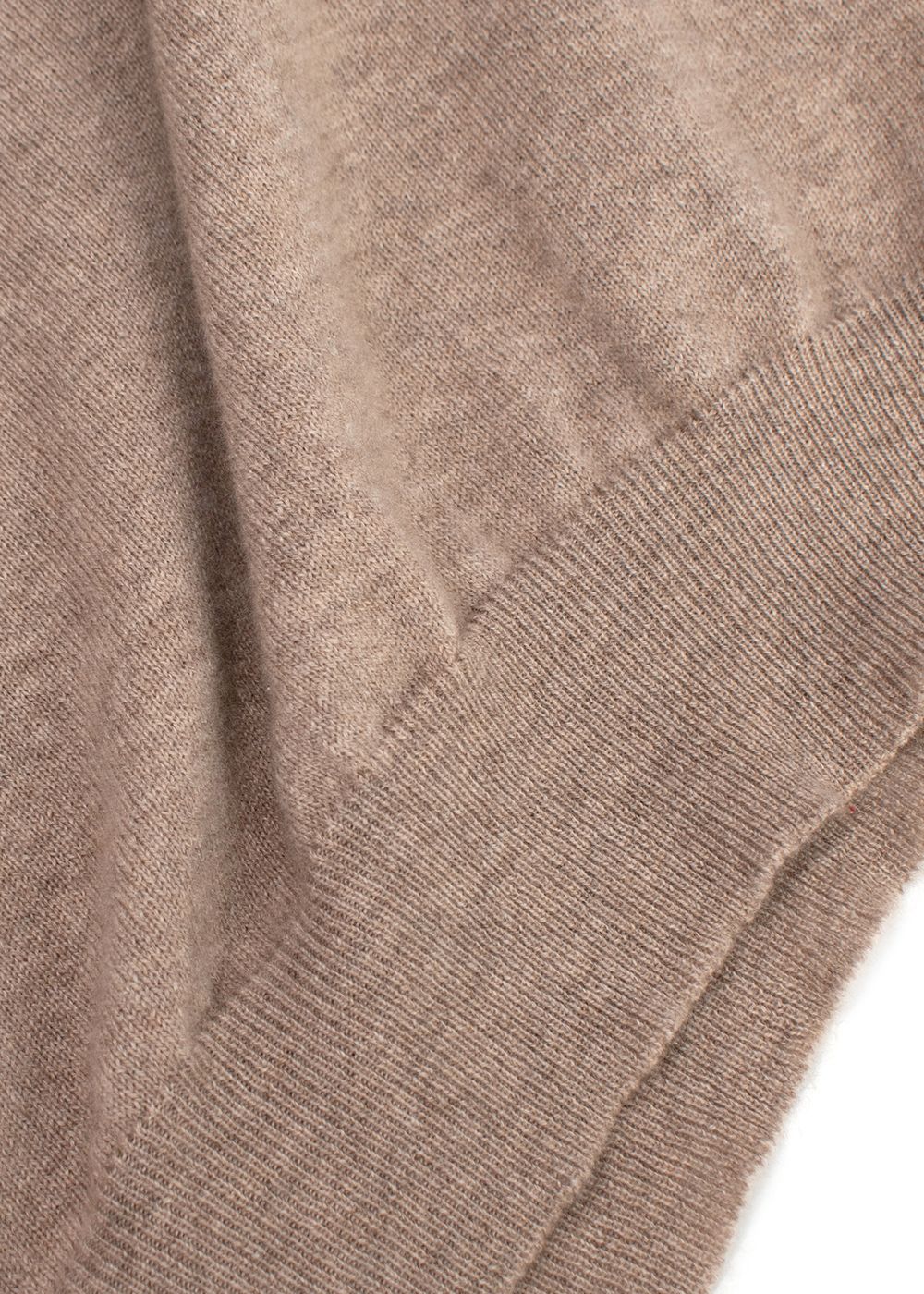 Men's Luca Faloni Beige Cashmere Turtleneck Jumper Size L Sandstone Beige