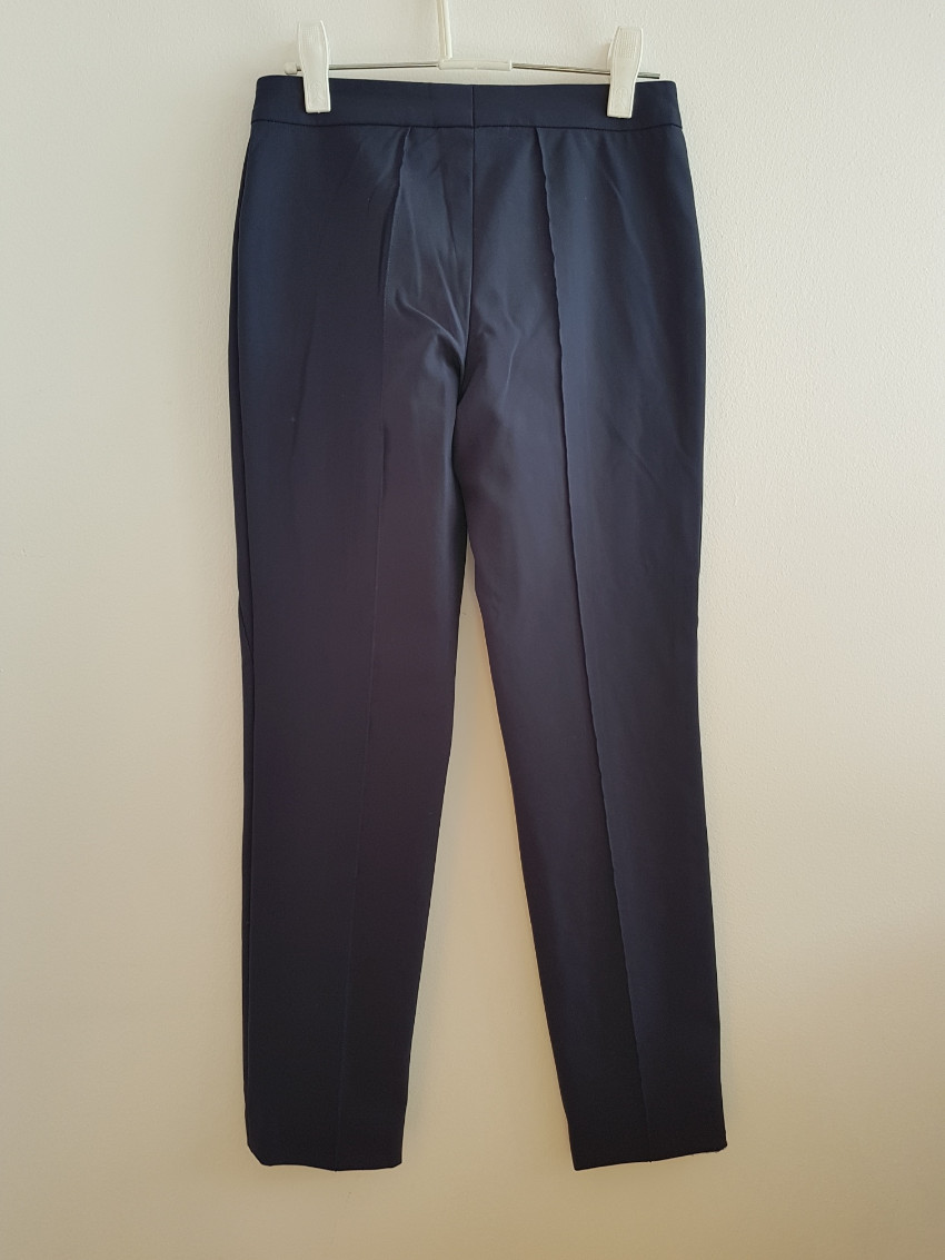 Preowned Escada Blue Tailored Pants Size XS mixed