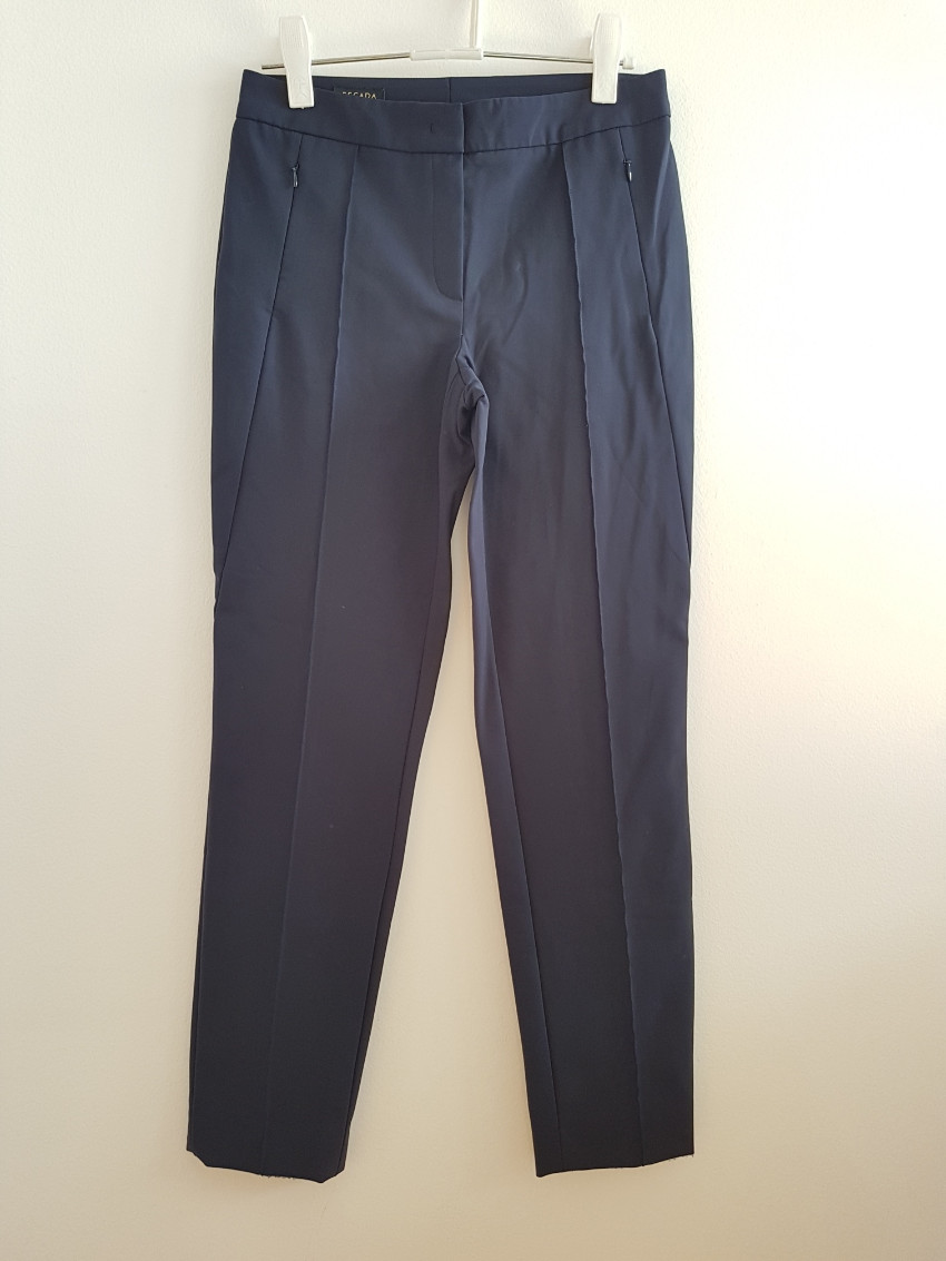 Preowned Escada Blue Tailored Pants Size XS mixed