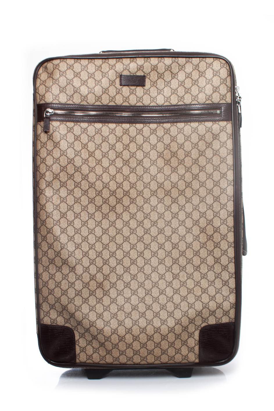 Preowned Gucci Brown GG Canvas Suitcase