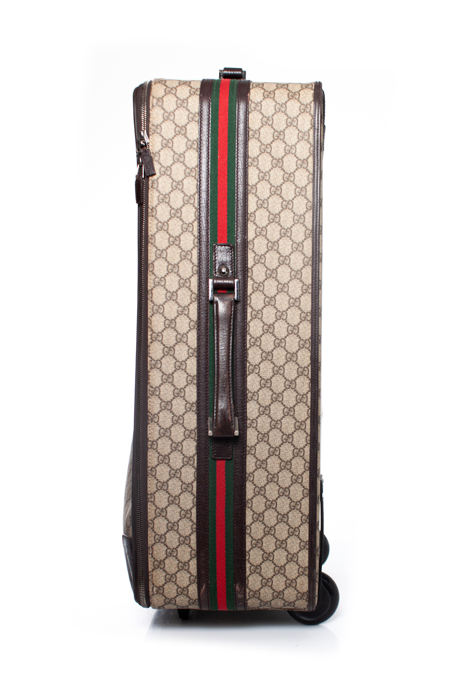 Preowned Gucci Brown GG Canvas Suitcase