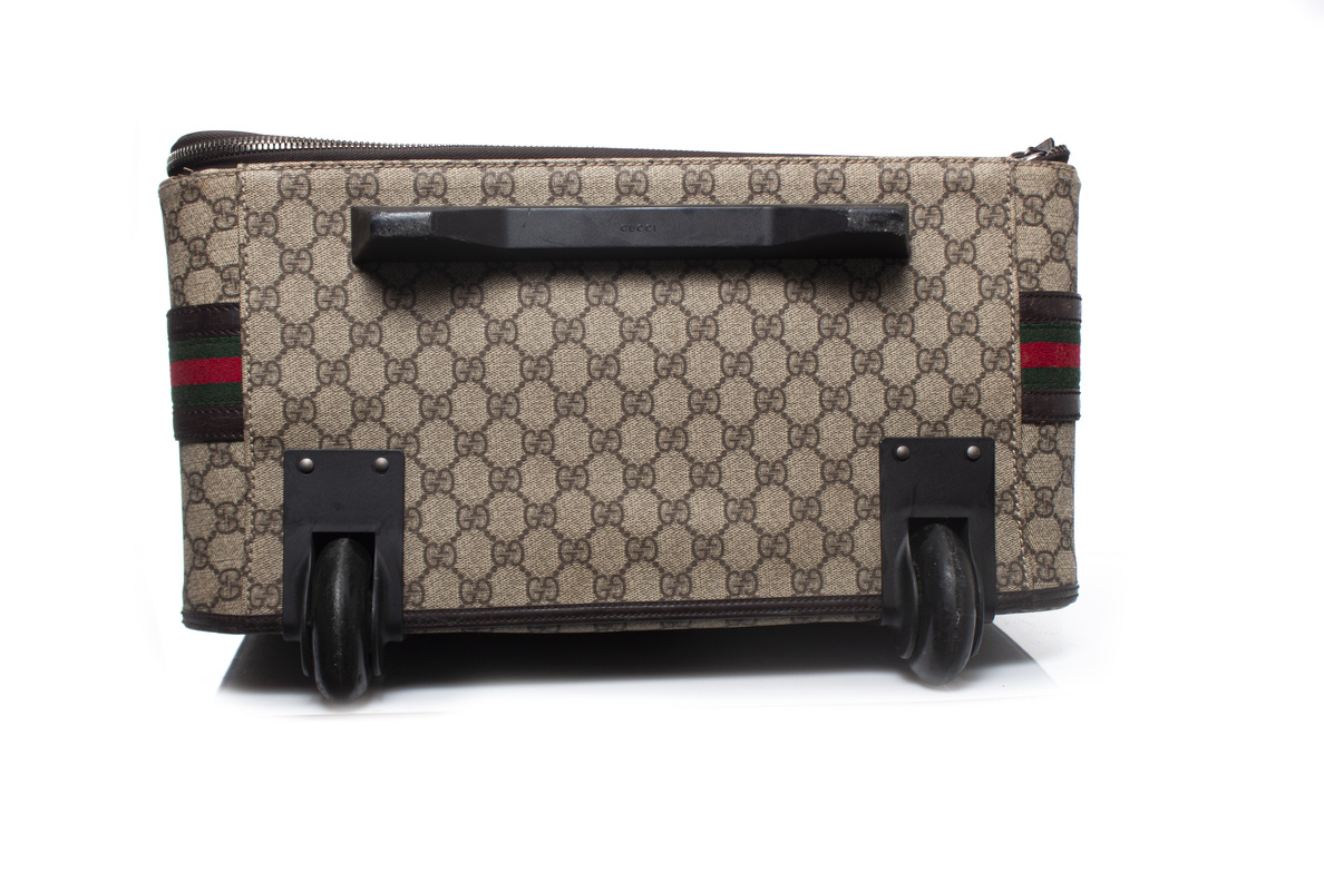 Preowned Gucci Brown GG Canvas Suitcase