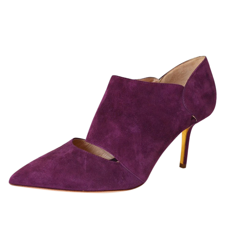 Rupert Sanderson Purple Suede Pumps Size 37