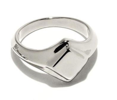 Pamela Love Silver Apex Signet Ring