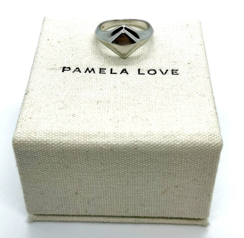 Pamela Love Silver Apex Signet Ring