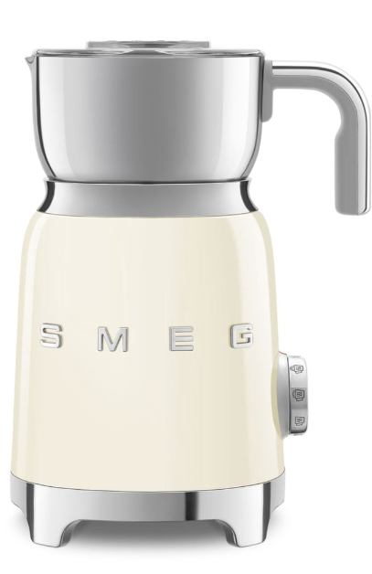 Men's Smeg Retro Cream Milk Steamer stainless steel