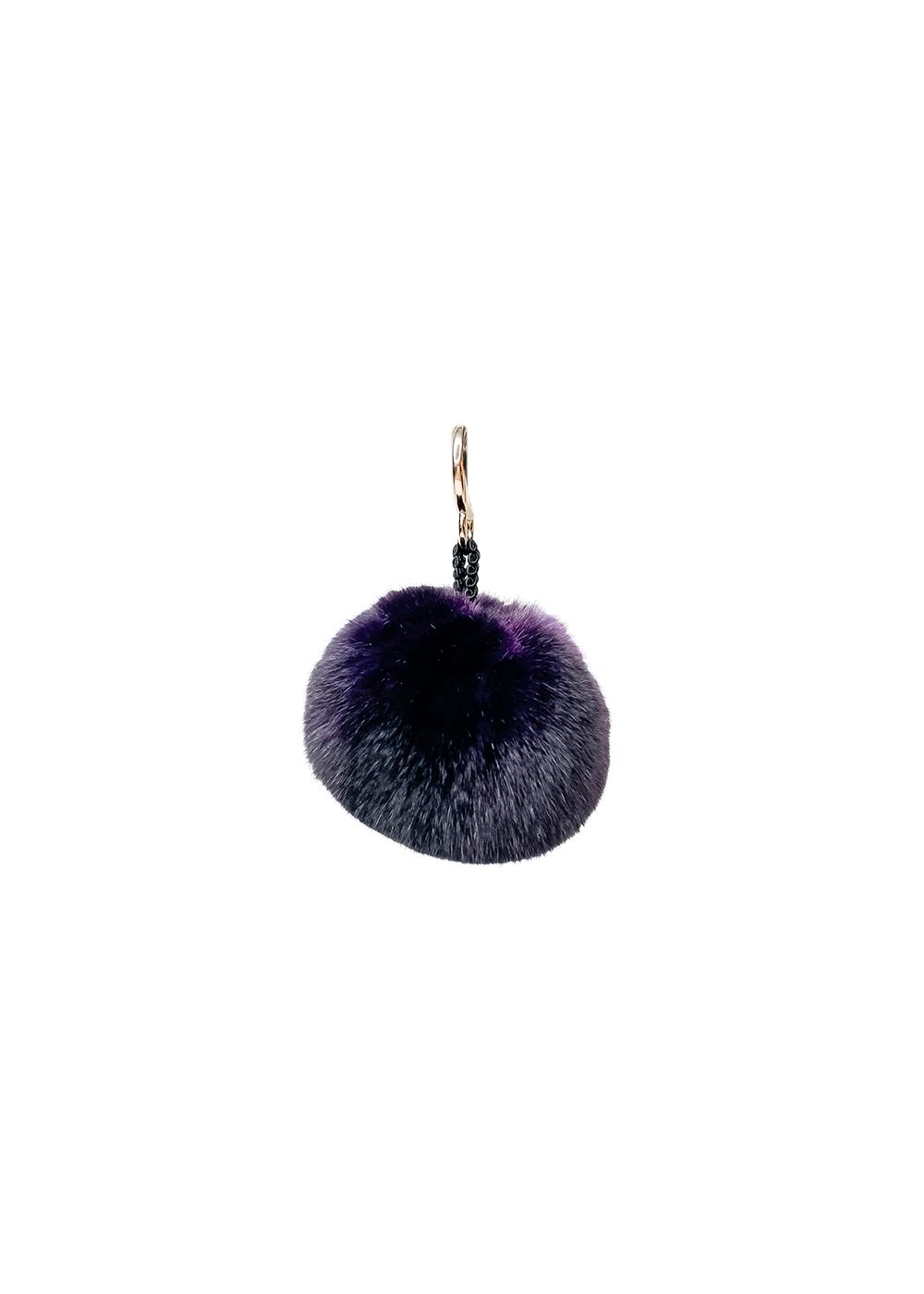 FurbySD Dark purple chinchilla fur charm