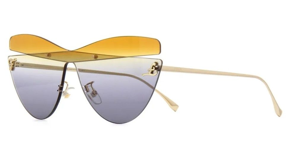 Fendi FF0400/S Karligraphy Sunglasses Multicolour metal/lenses