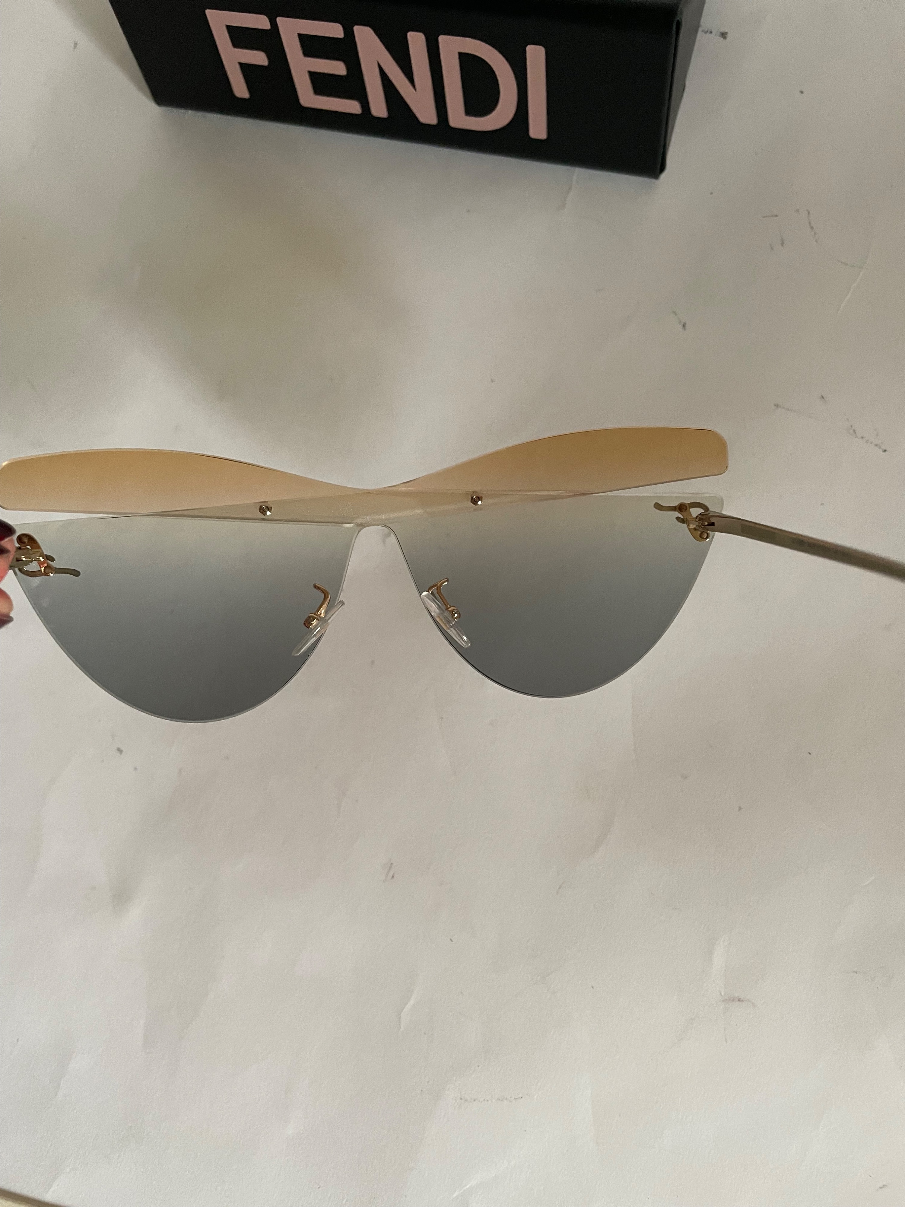 Fendi FF0400/S Karligraphy Sunglasses Multicolour metal/lenses